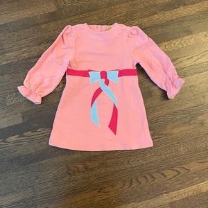 Beaufort Bonnet Company bow Dress 2T Eliza's Applique Dress hamptons hot pink